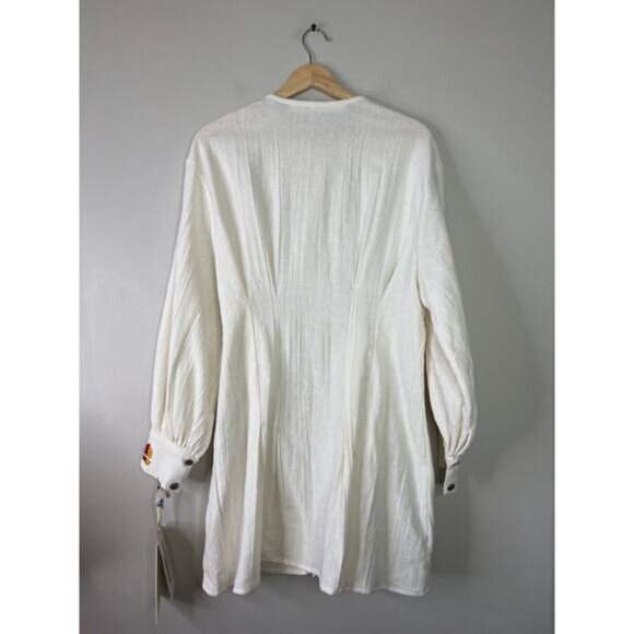 NWT Alix of Bohemia Quincy Sun Snow Mini Dress in Cream Snow Size: Large - Picture 8 of 9